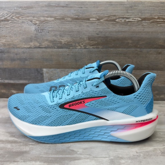 Brooks Hyperion Running Shoes Women 9.5 Blue Pink DNA FLASH 1204211B441 - Picture 3 of 9